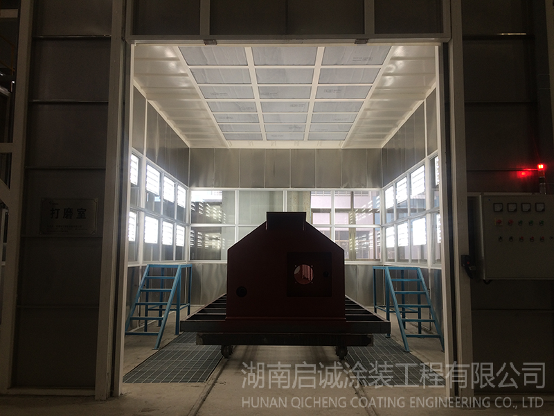 喷漆室试喷阶段